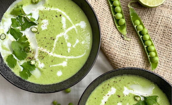 Green Pea Curried Soup