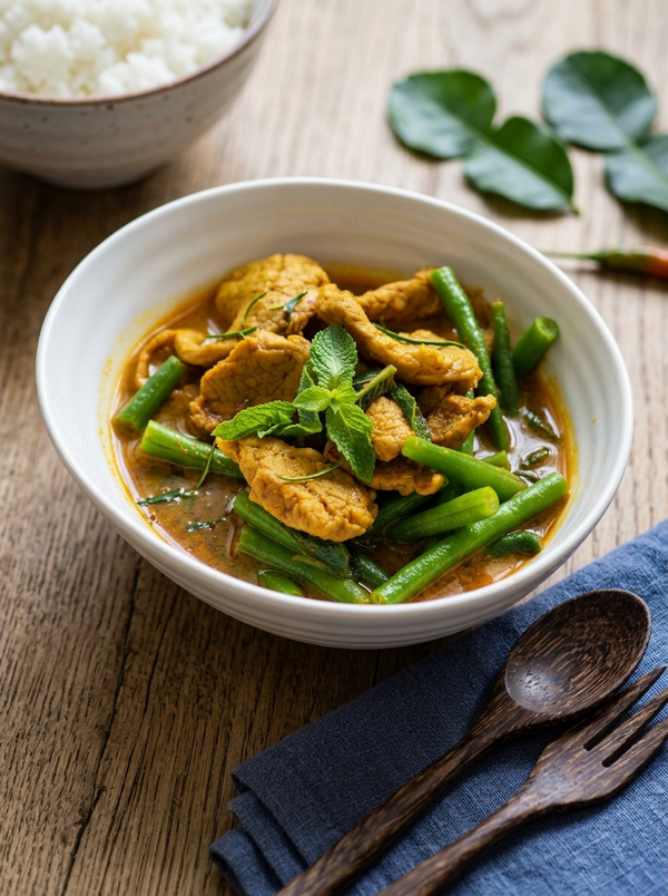 Pork Thai Jungle Curry with Green Beans