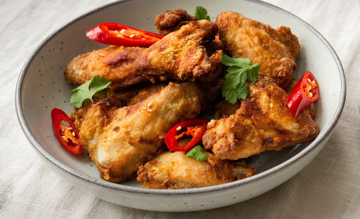 Coriander and Garlic Chicken Wings