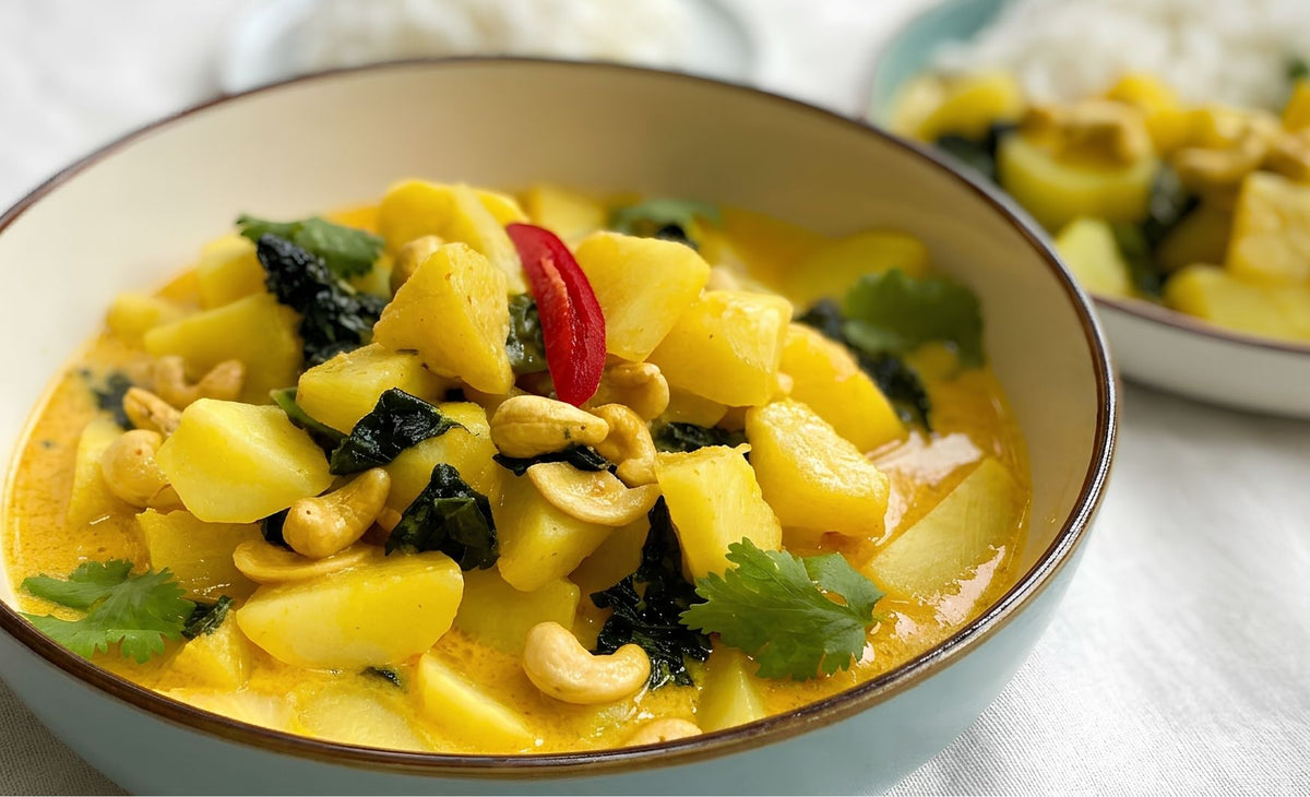 Pineapple and potato Thai Yellow Curry