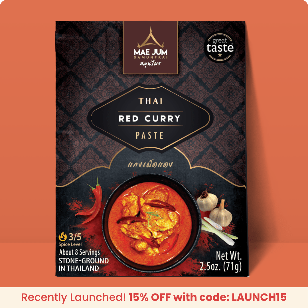 Thai Red Curry Paste - Mae Jum Store (US)