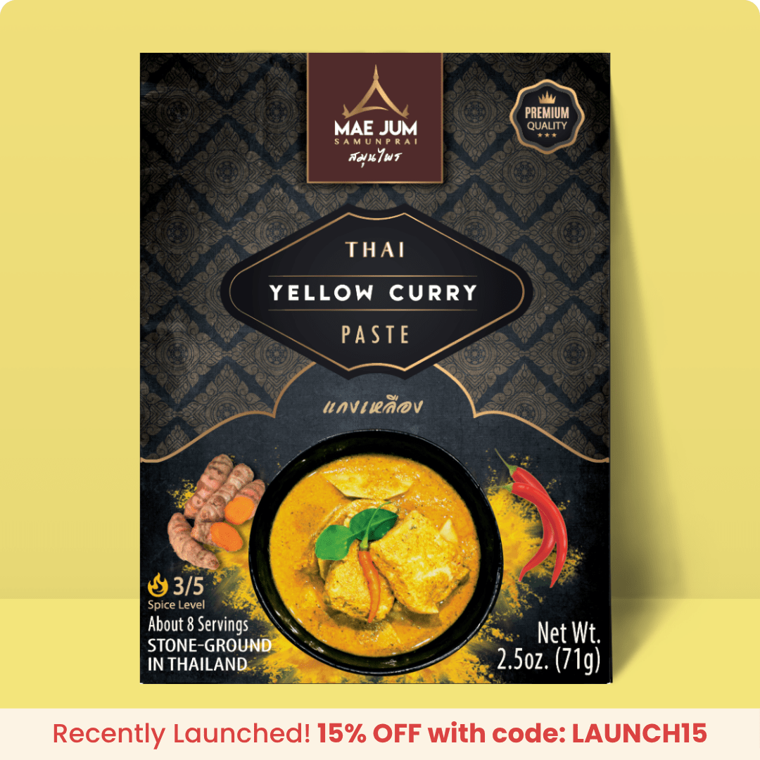 Thai Yellow Curry Paste - Mae Jum Store (US)